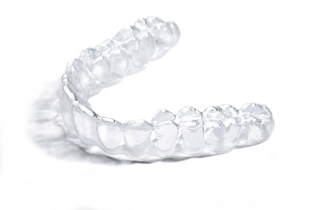 an image of a clear aligner